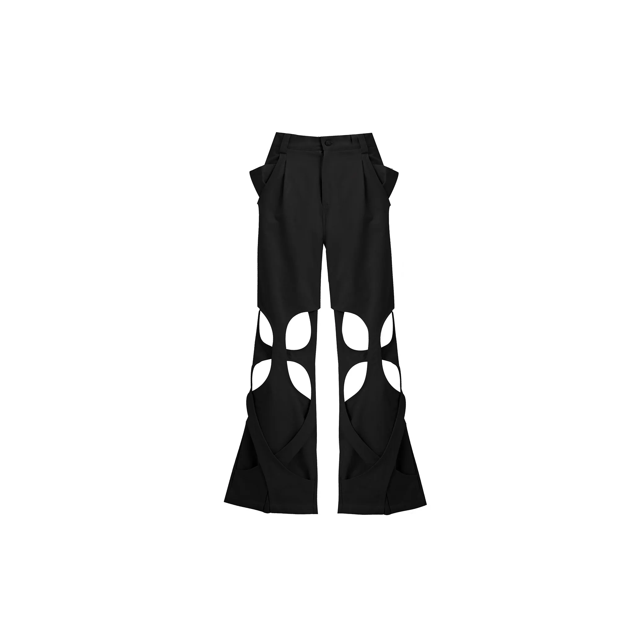 【24s April.】Trend Pioneer Hollow Wrap Casual Pants