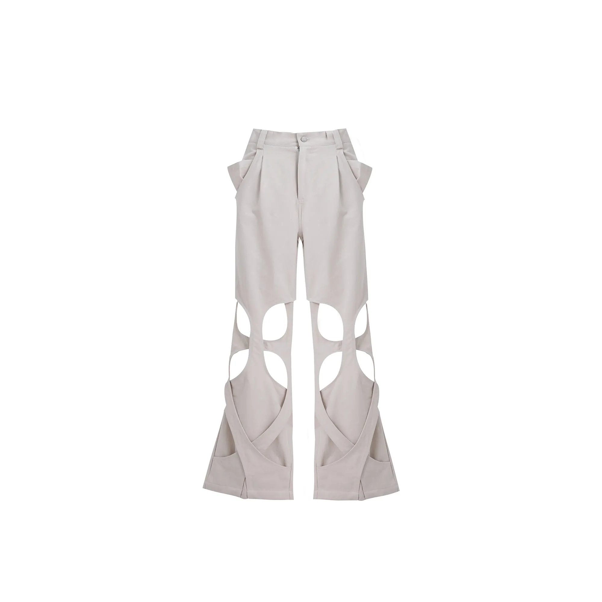 【24s April.】Trend Pioneer Hollow Wrap Casual Pants