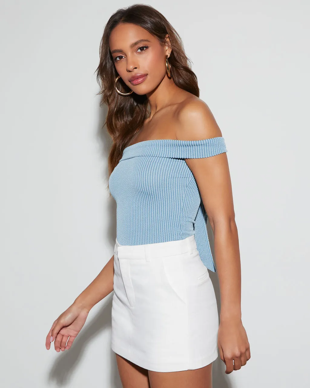 Alondra Knit Off the Shoulder Top