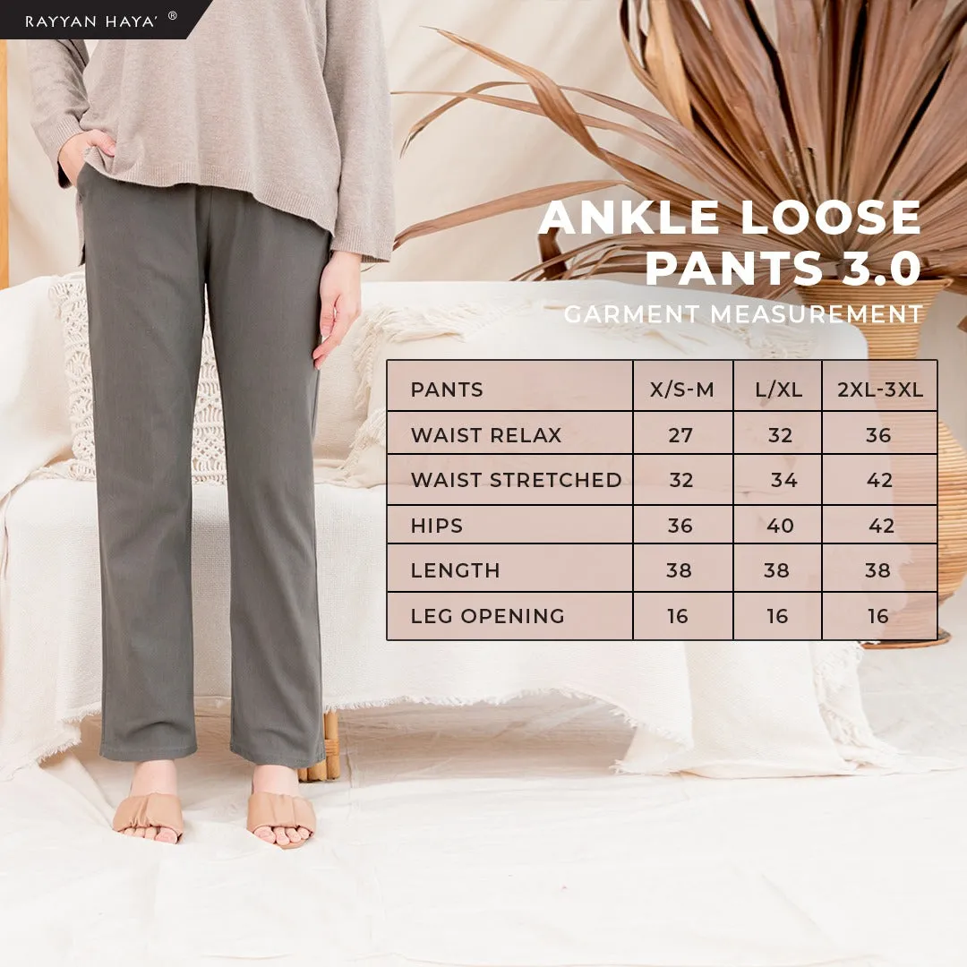 Ankle Loose Pants 3.0 (White)