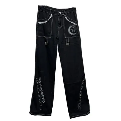 Dark Egirl Aesthetic Loose Pants