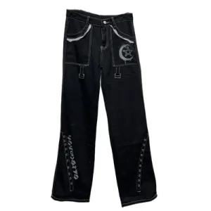 Dark Egirl Aesthetic Loose Pants
