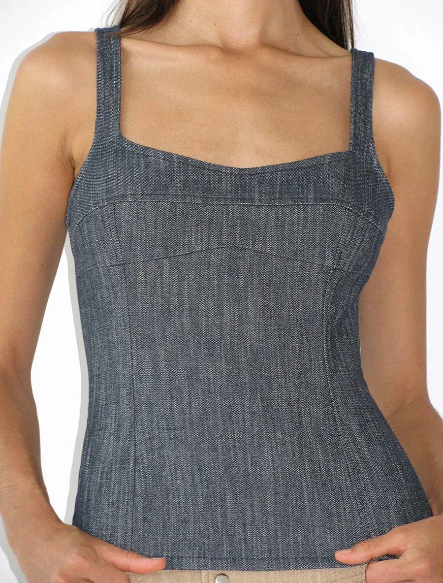 Denim Bonair Top