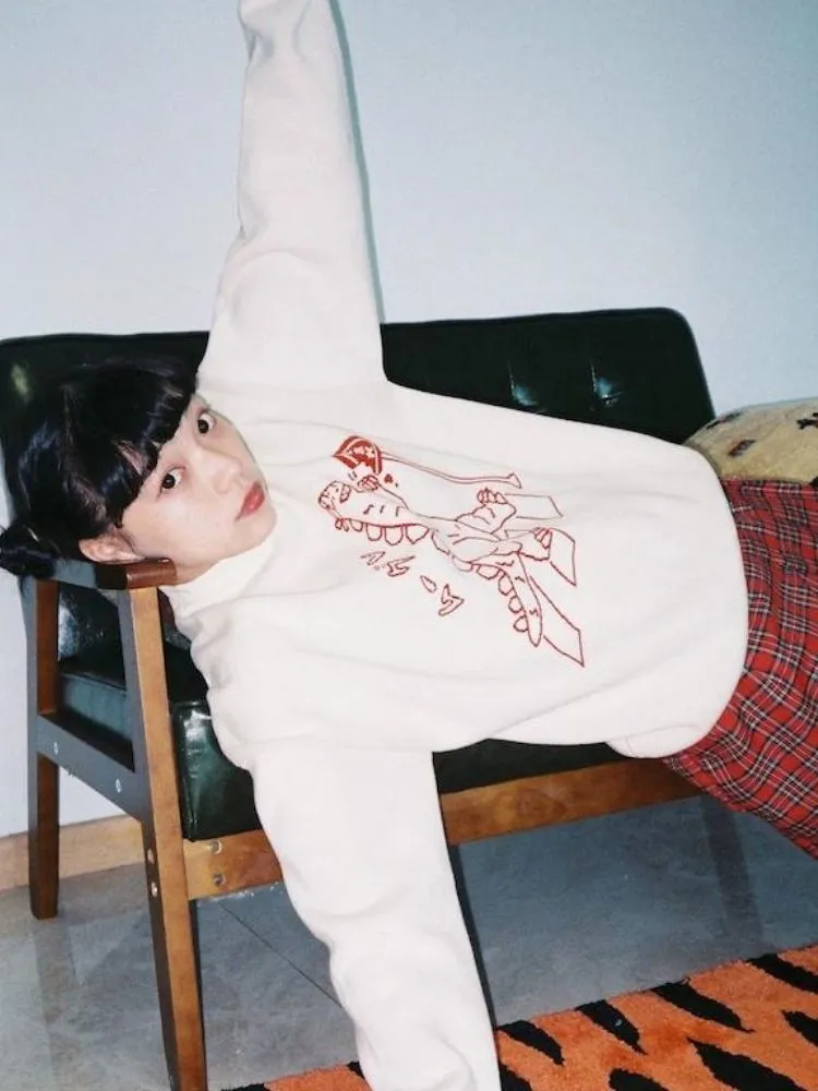 Godzilla knitted sweatshirt【s0000003624】