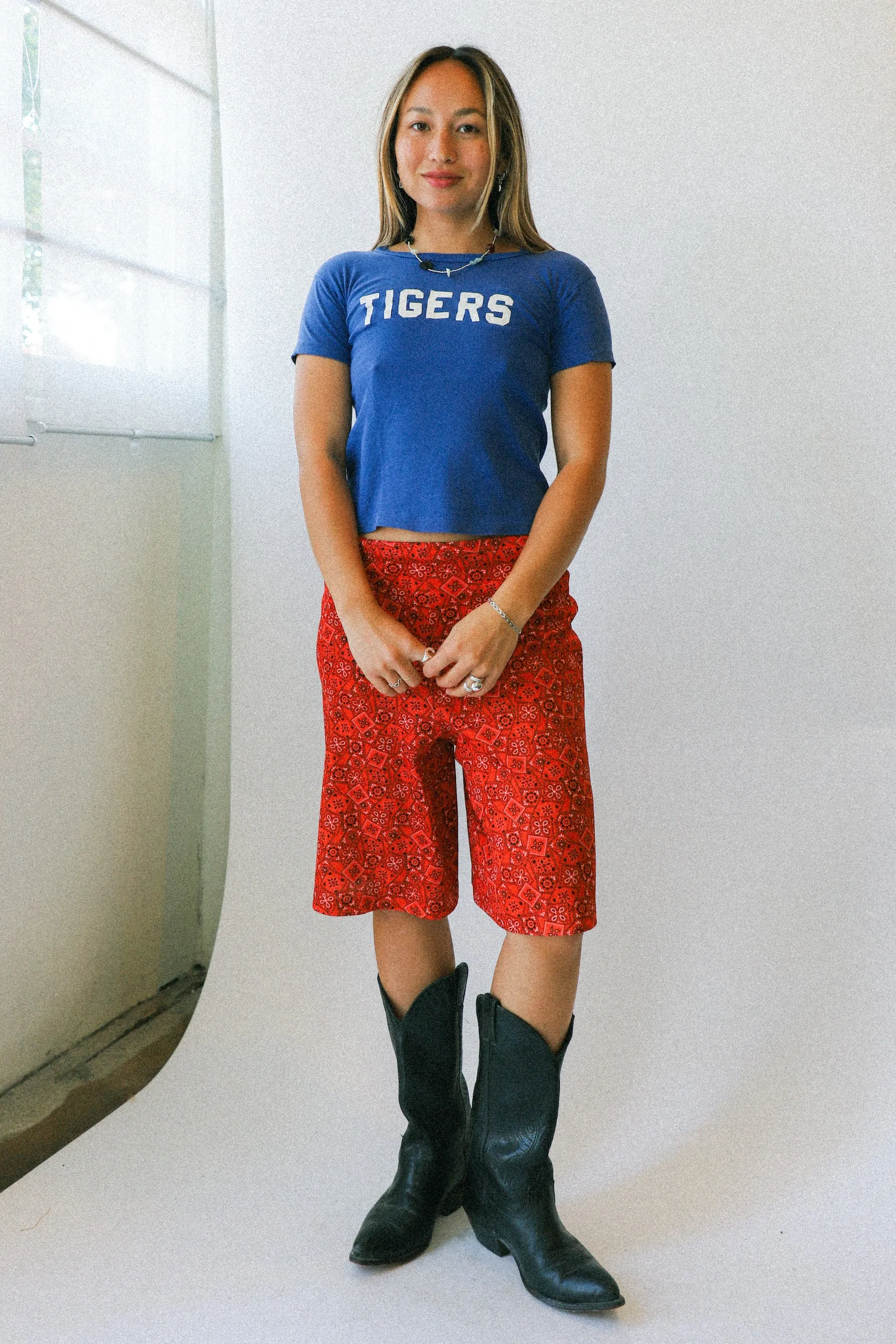 Handmade Patchwork Bandana Short