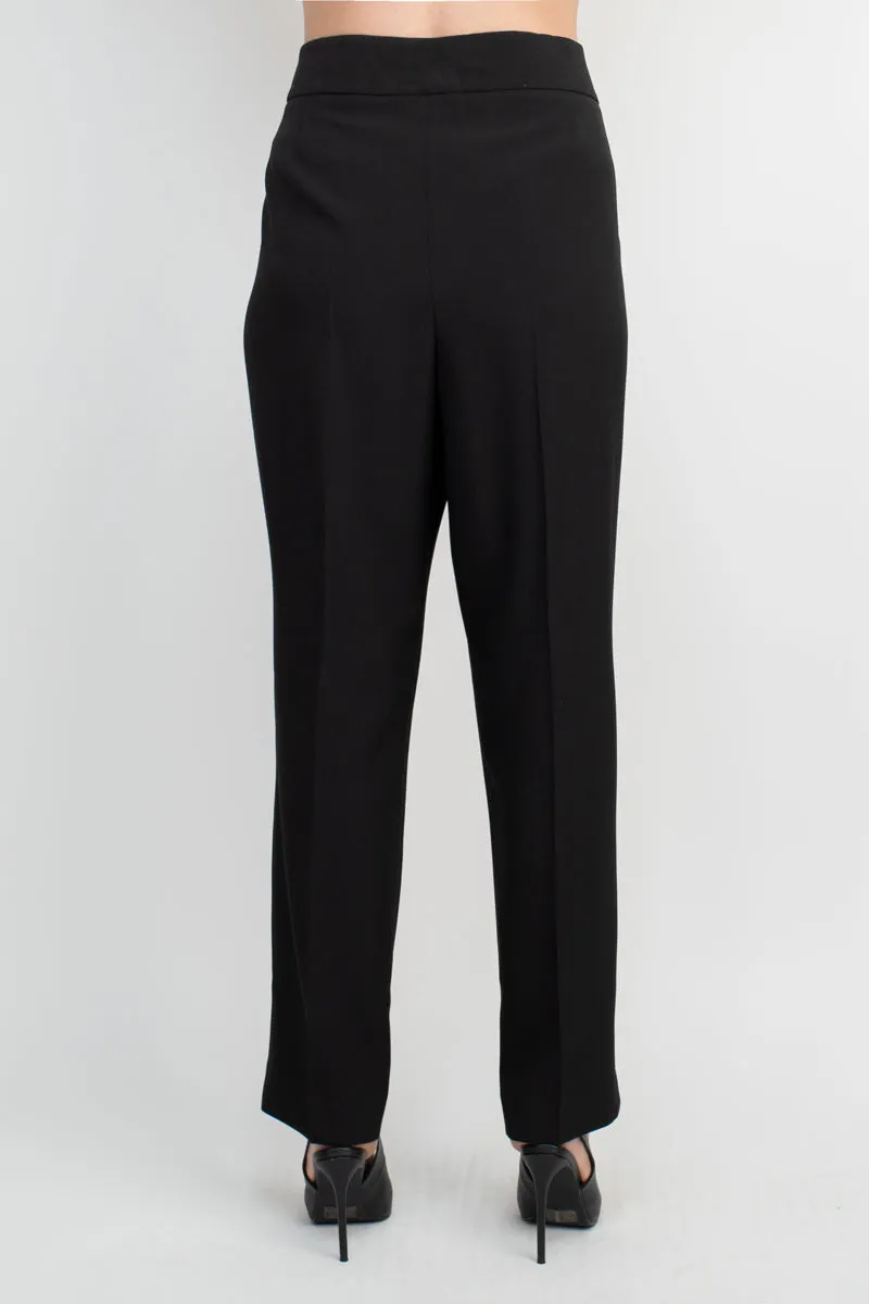 Le Suit Notched Collar One Button Closure Contrast Trim with Matching Pant