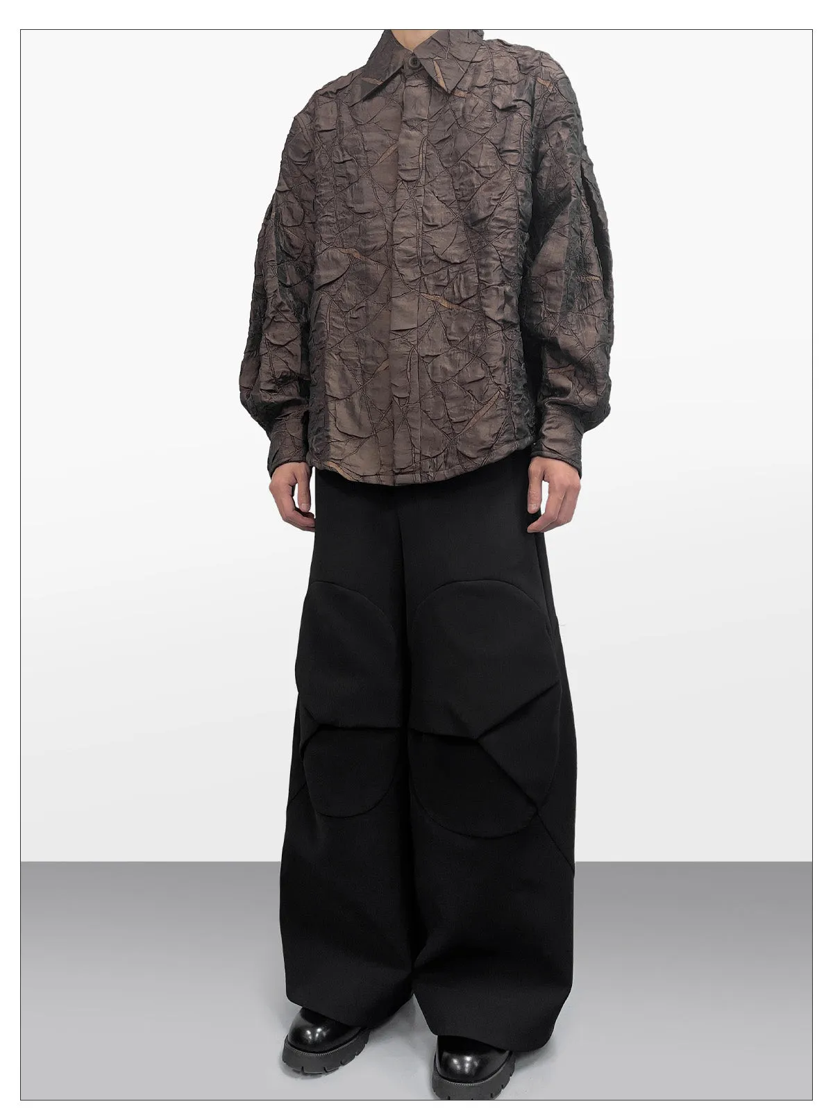 Loose-fitting wide pants