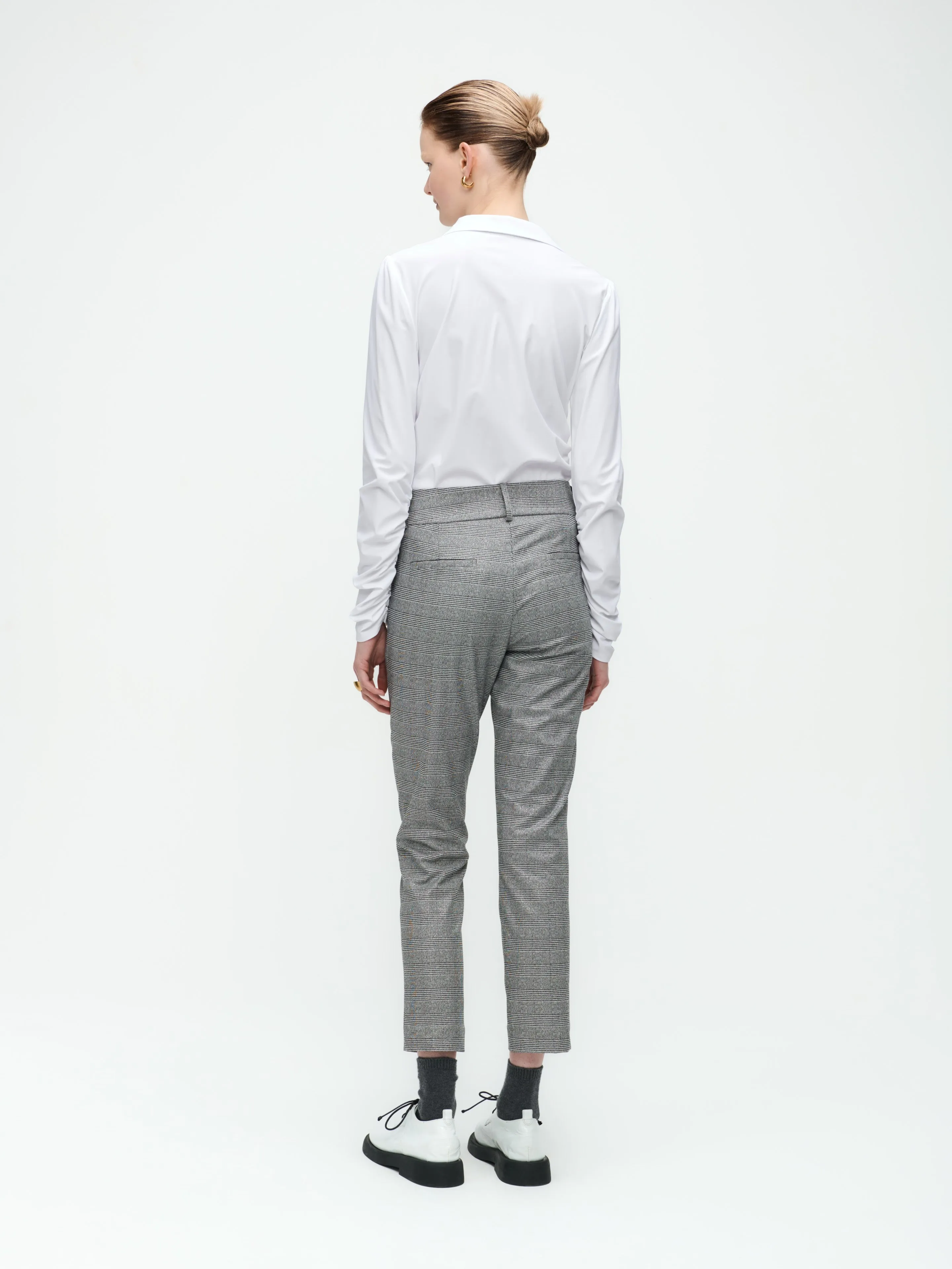 Luisa Blouse Technical Jersey | White