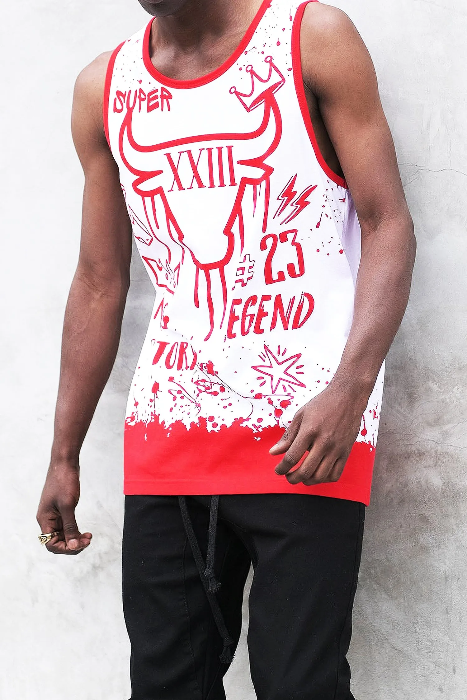 Men's Legend Graffiti Graphic Tank Top