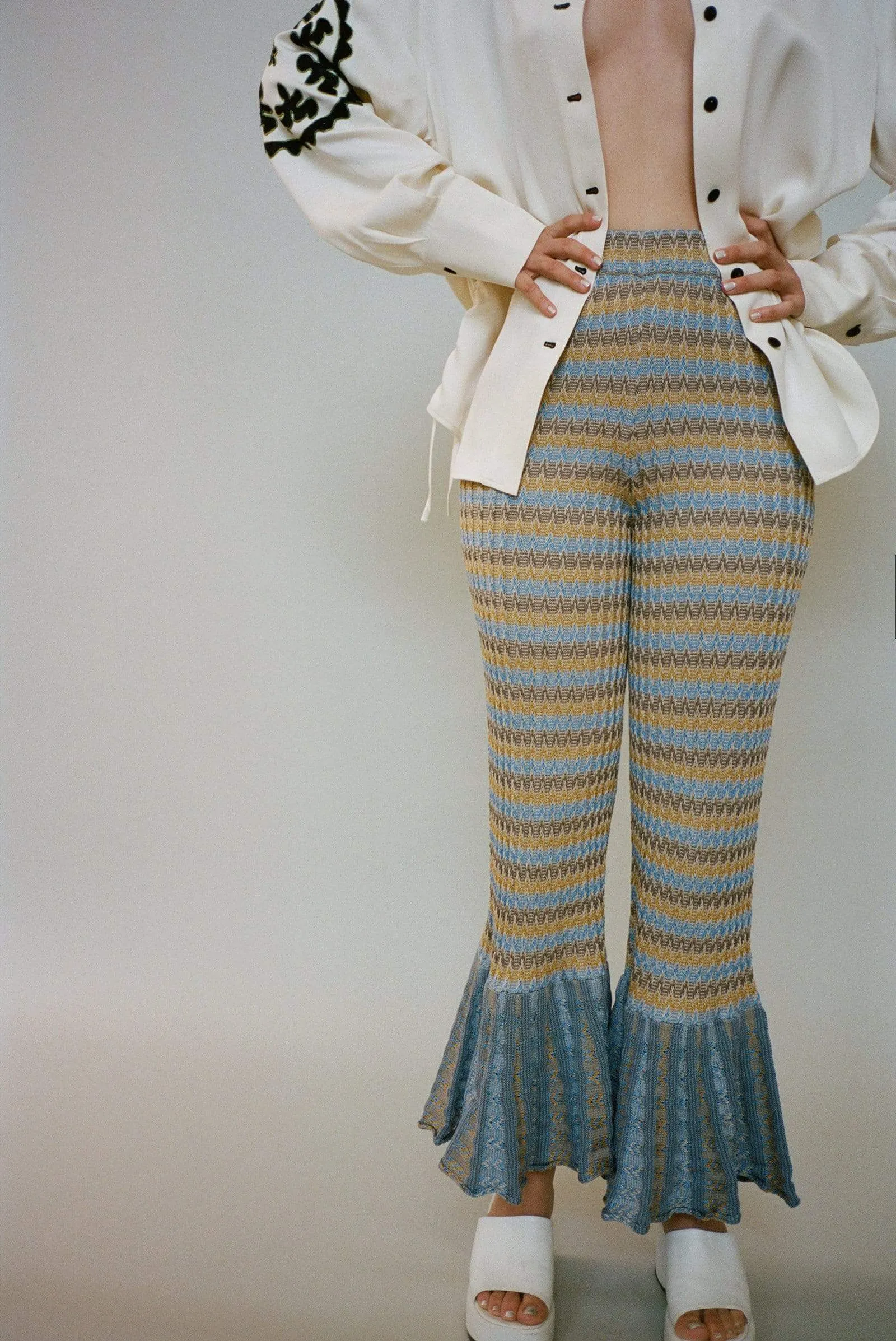 Purl Flare Pant