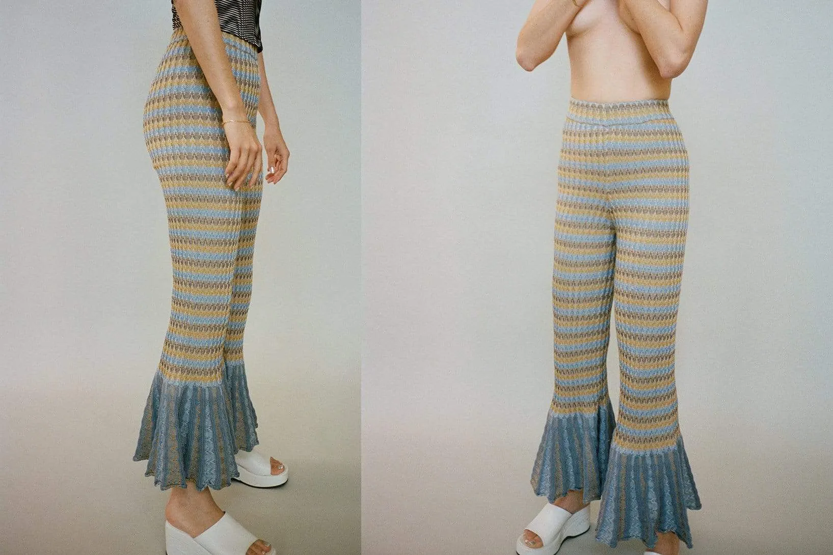 Purl Flare Pant