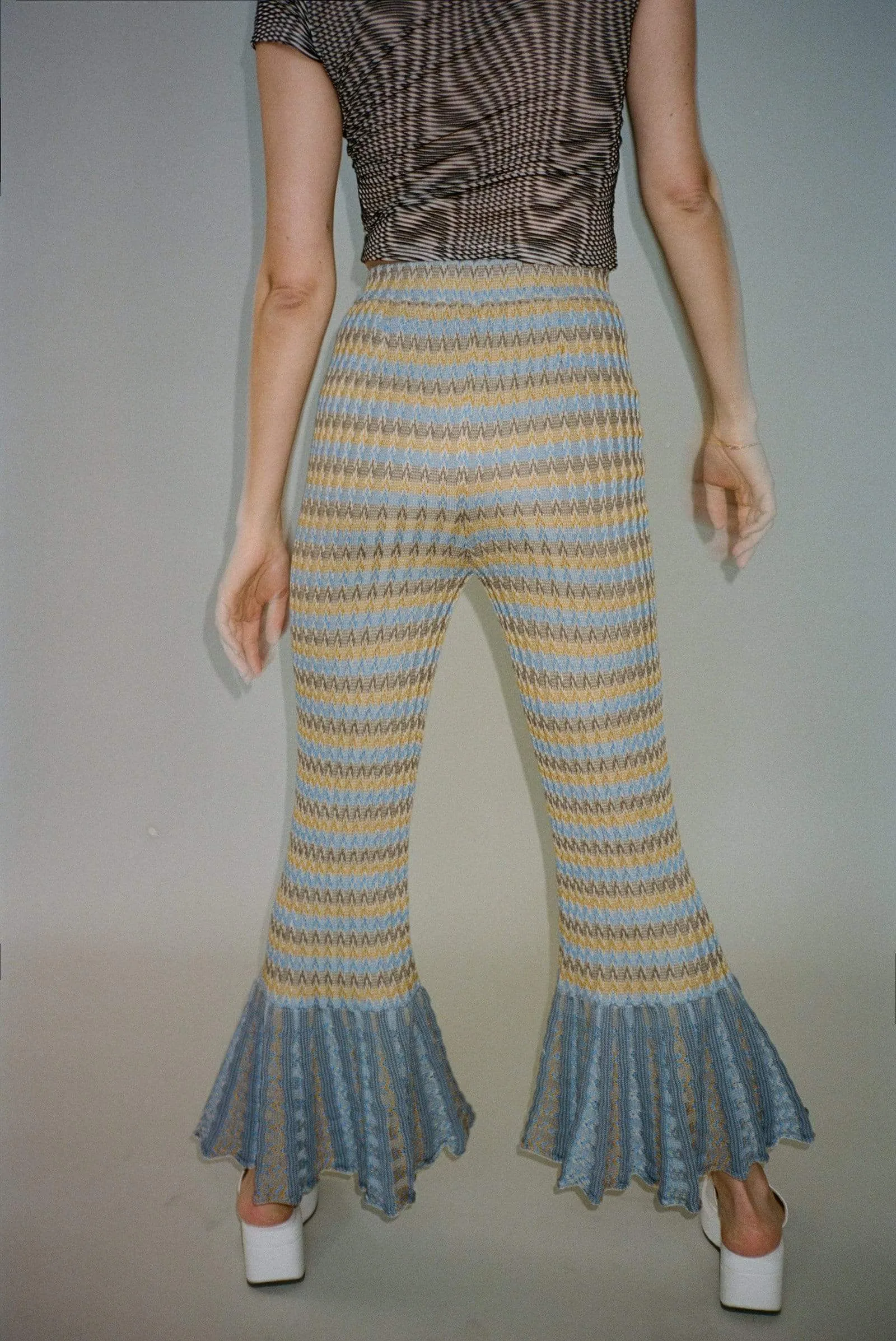 Purl Flare Pant