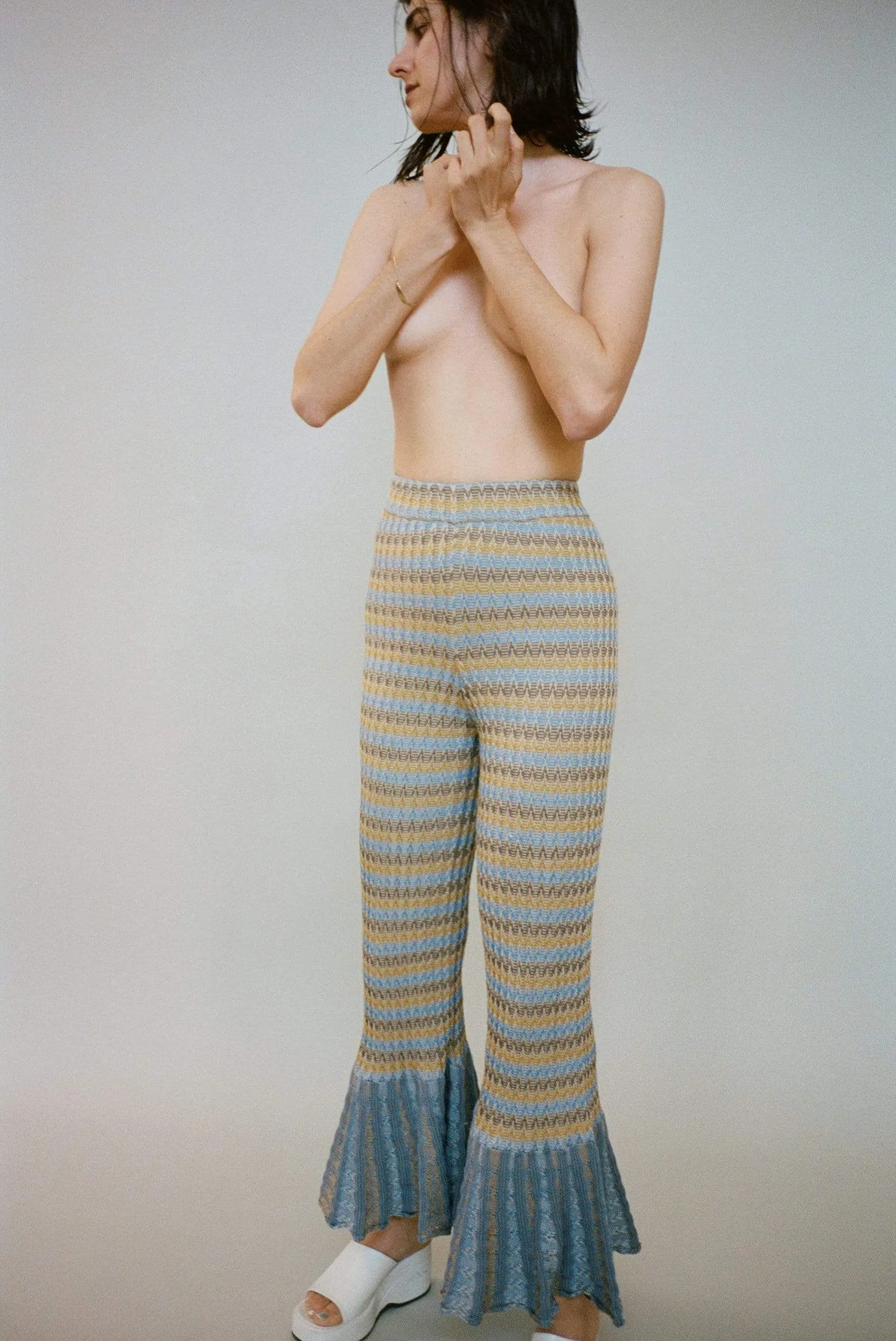 Purl Flare Pant