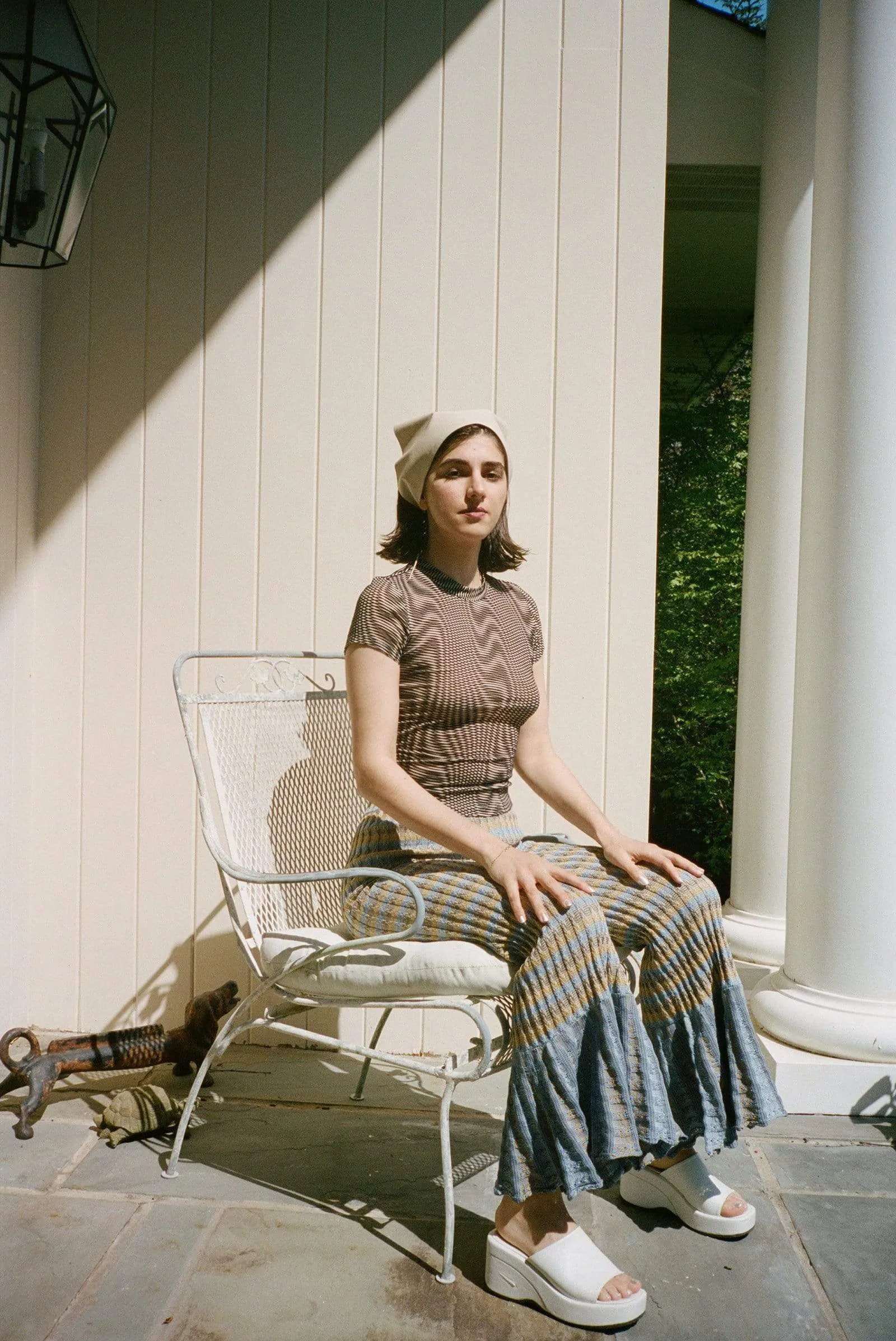 Purl Flare Pant