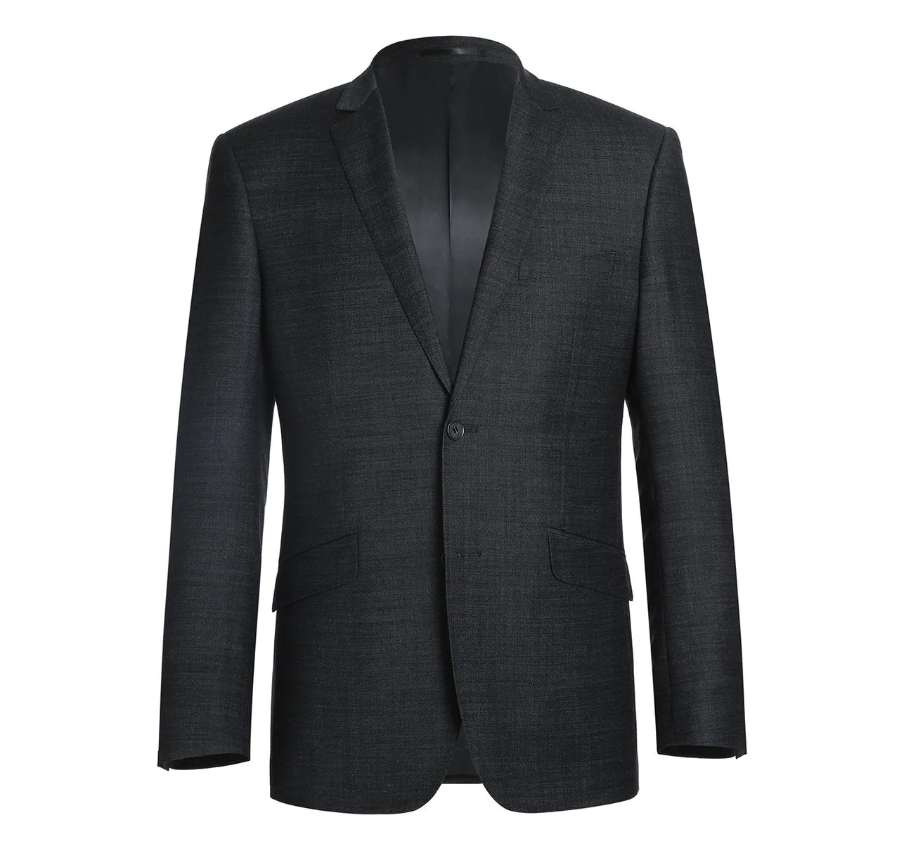 RENOIR Charcoal Two Piece Slim Fit Wool Blend Suit 558-2