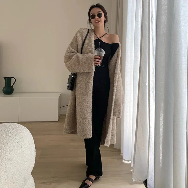 Slim Knitted Halter Neck Off Shoulder Long Sleeve Tops