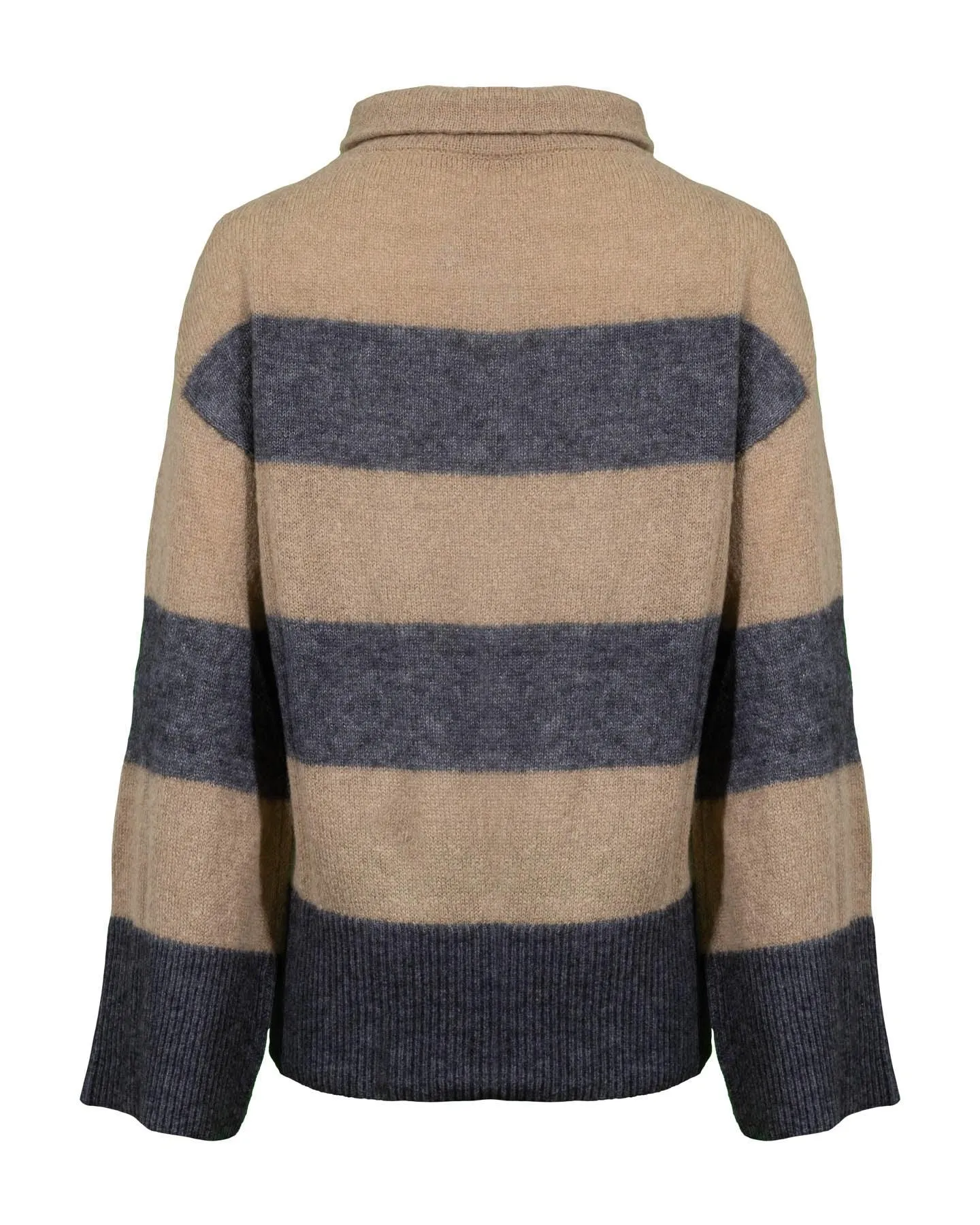 Striped Wool Blend Sweater