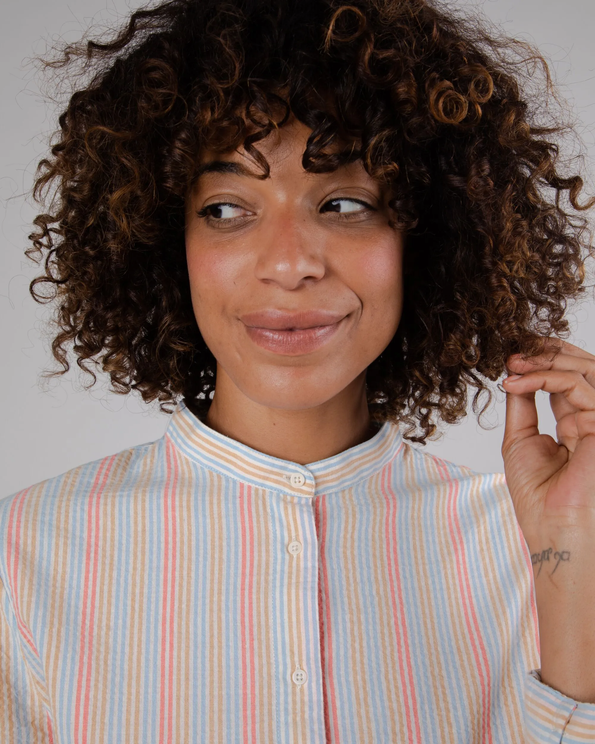 Sunset Mao Blouse