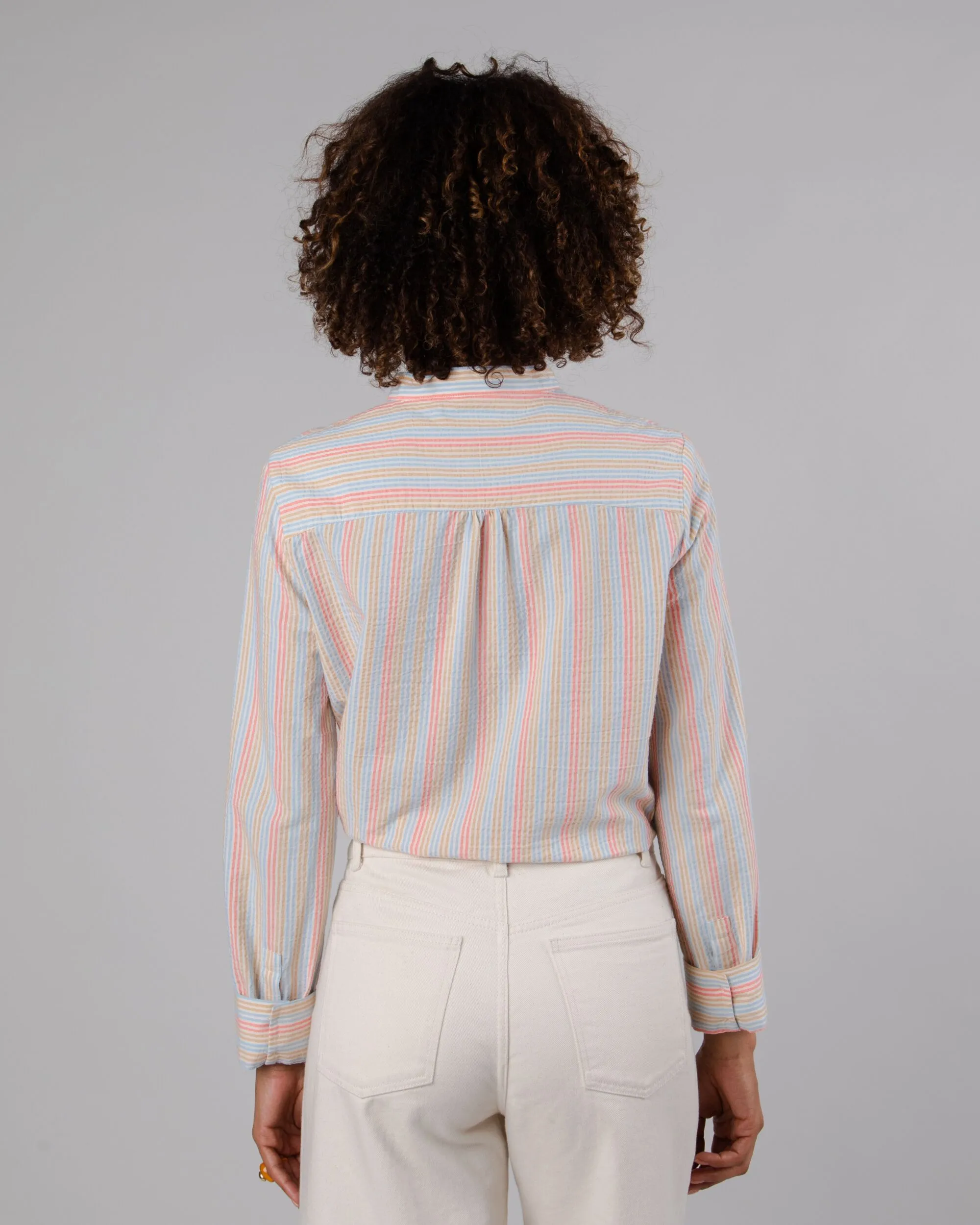 Sunset Mao Blouse