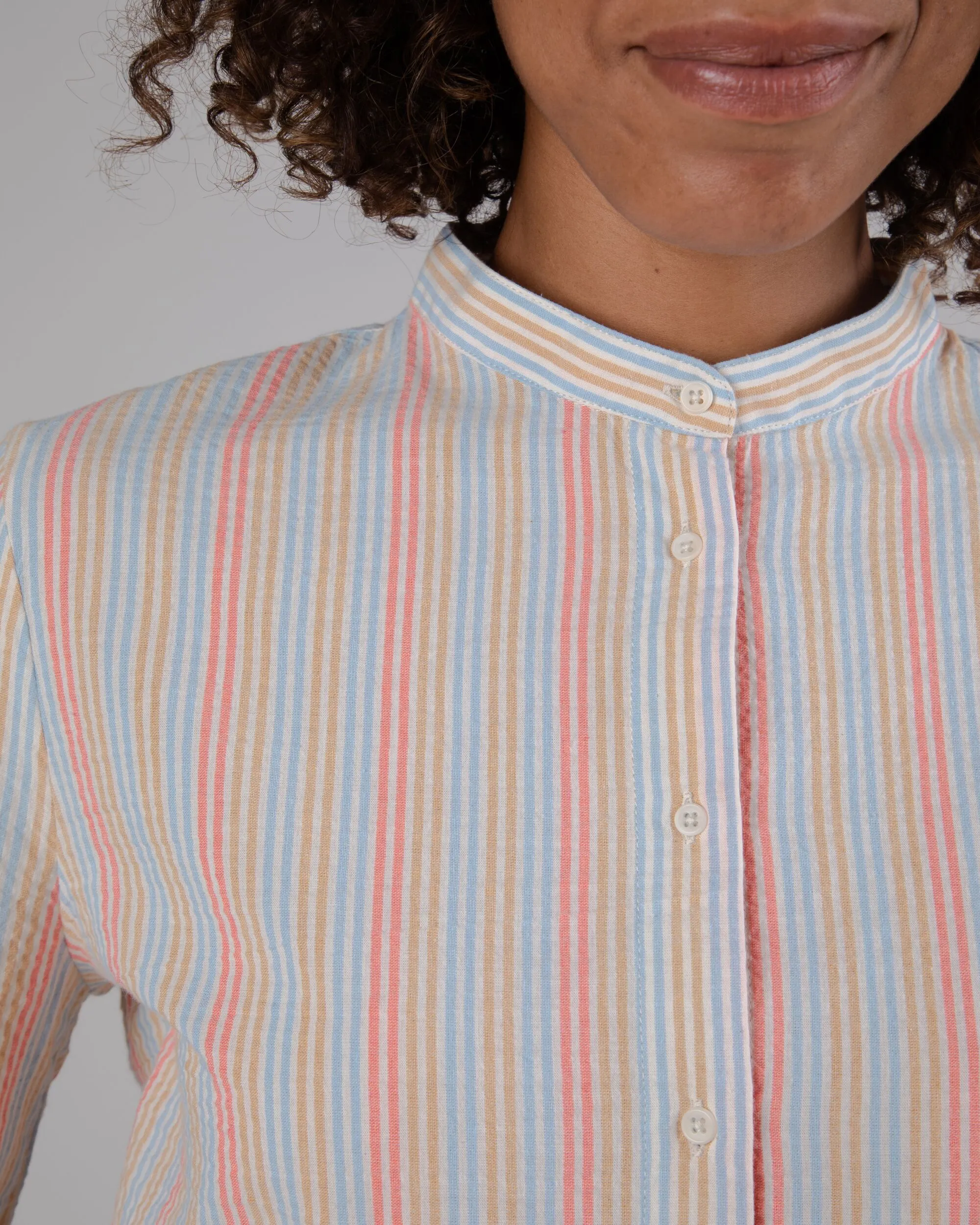 Sunset Mao Blouse
