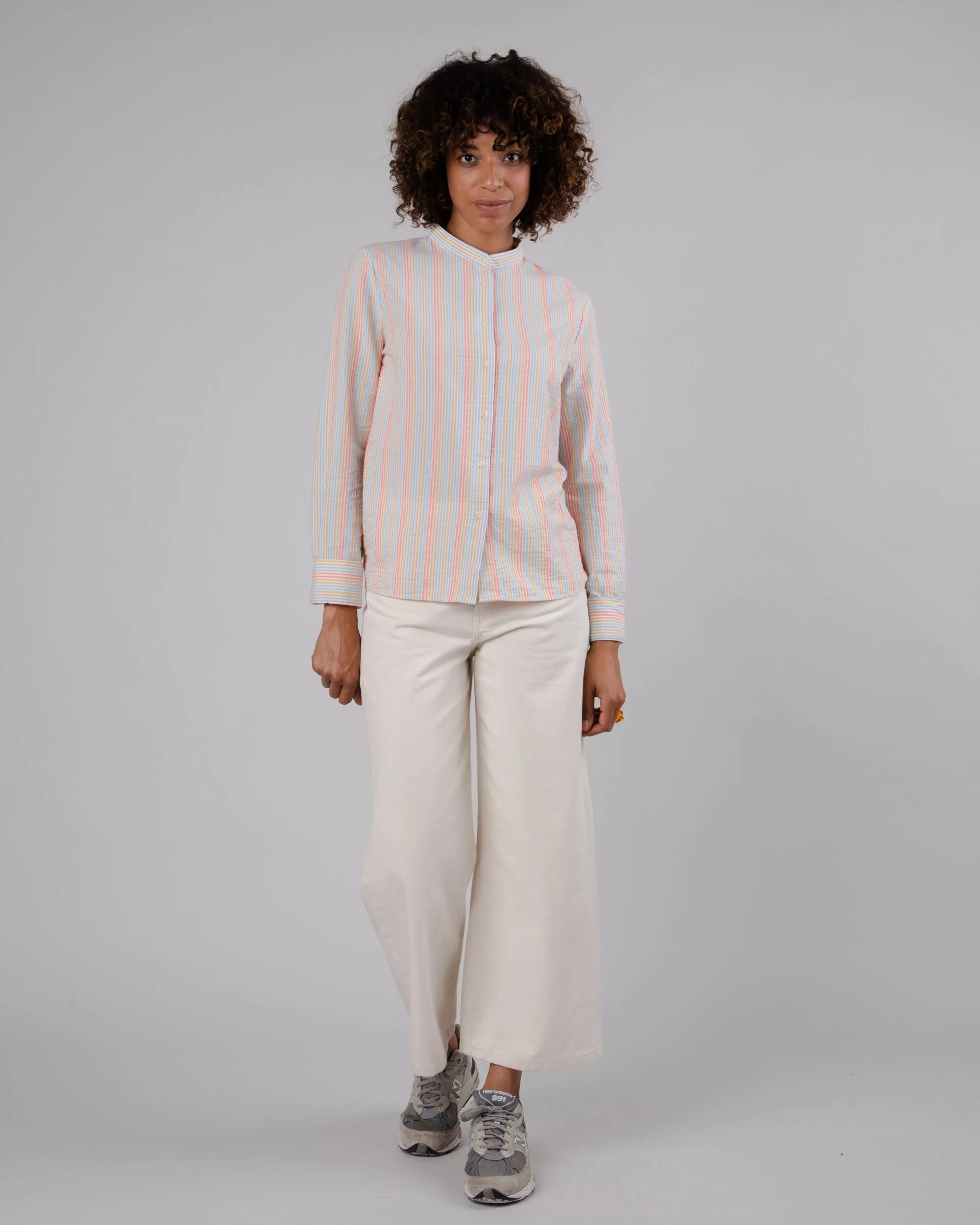 Sunset Mao Blouse