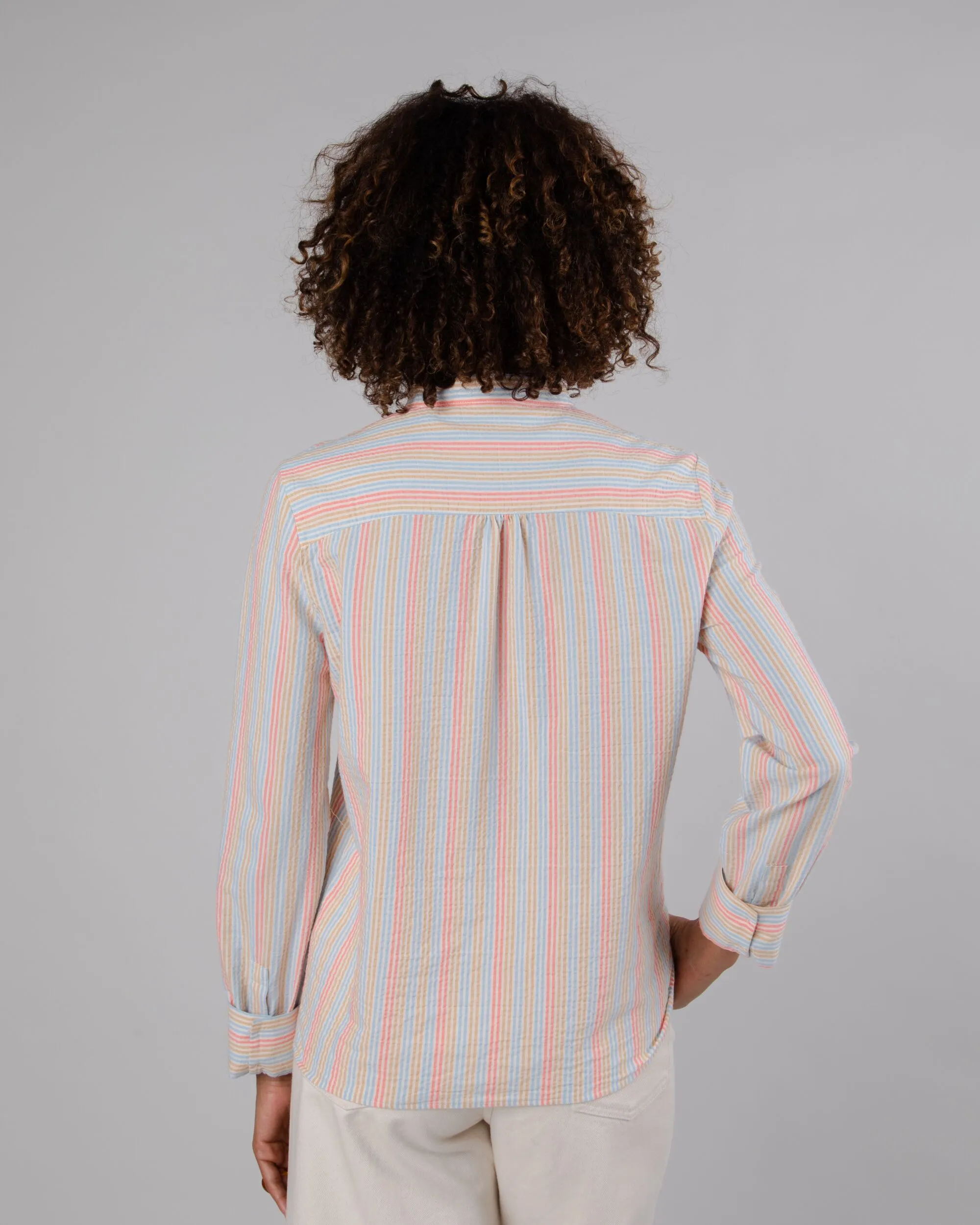 Sunset Mao Blouse