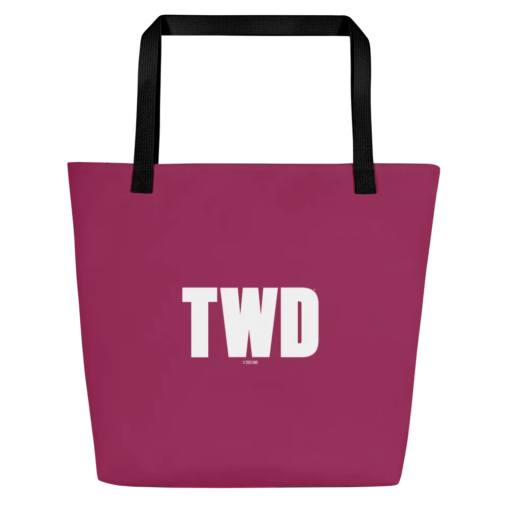 The Walking Dead Wolves Not Far Premium Tote Bag